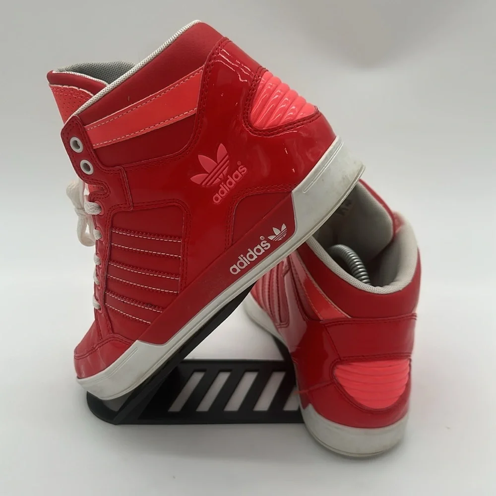 adidas Originals Hard Court Hi Women's Size 7 Red Sneakers